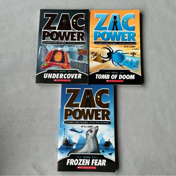 Set of 3 ~ Zac Power ~ Junior Novels - Picture 13 of 13